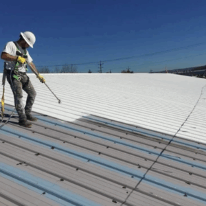 Energy-efficient metal roof coating Tucson residential property
