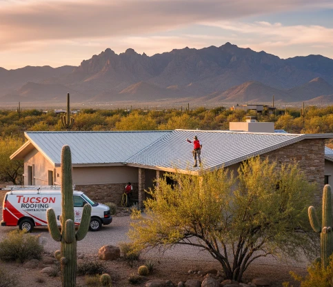 Metal roofing replacement in Oro Valley AZ